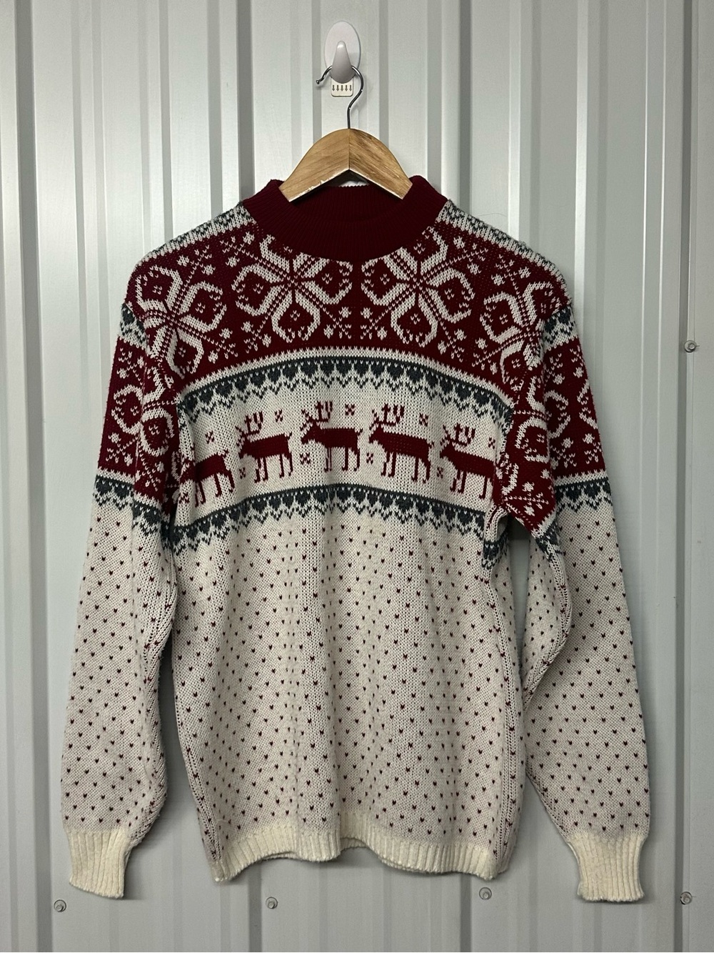 Vintage Jersild Fair Isle Sweater Men’s Acrylic Nordic Ski Lodge Cozy Retro